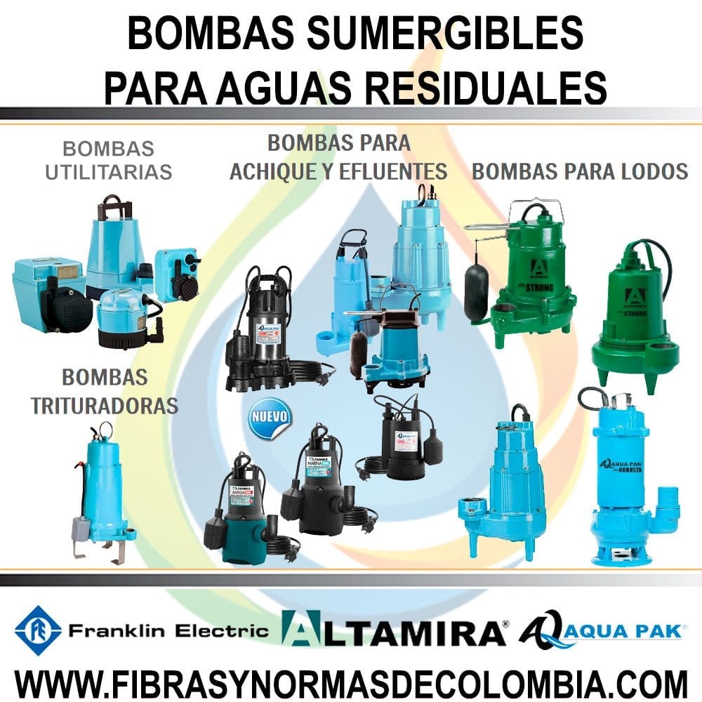 Serie GRD, Bombas sumergibles para aguas residuales tirturadoras - Altamira