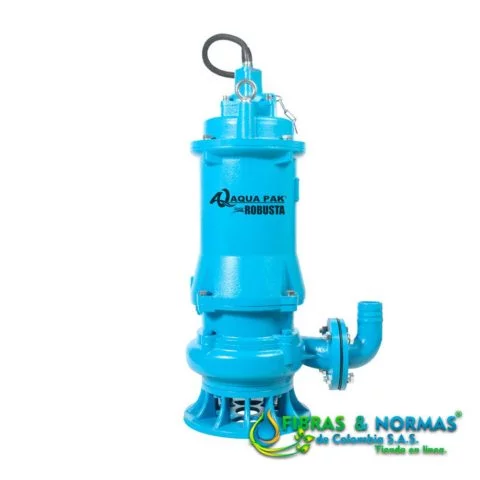 Bomba sumergible para aguas sucias 0,6 HP 230V